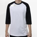 Raglan 3/4 Roundneck Shirt (White Body) Thumbnail
