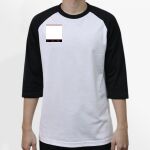 Raglan 3/4 Roundneck Shirt (White Body) Thumbnail