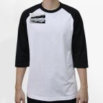 Raglan 3/4 Roundneck Shirt (White Body) Thumbnail