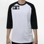 Raglan 3/4 Roundneck Shirt (White Body) Thumbnail