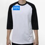 Raglan 3/4 Roundneck Shirt (White Body) Thumbnail