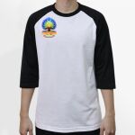 Raglan 3/4 Roundneck Shirt (White Body) Thumbnail