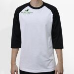 Raglan 3/4 Roundneck Shirt (White Body) Thumbnail