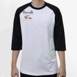 Raglan 3/4 Roundneck Shirt (White Body) Thumbnail