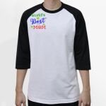 Raglan 3/4 Roundneck Shirt (White Body) Thumbnail
