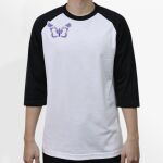 Raglan 3/4 Roundneck Shirt (White Body) Thumbnail