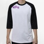 Raglan 3/4 Roundneck Shirt (White Body) Thumbnail