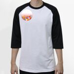 Raglan 3/4 Roundneck Shirt (White Body) Thumbnail