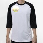 Raglan 3/4 Roundneck Shirt (White Body) Thumbnail
