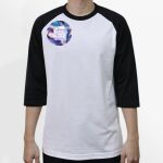 Raglan 3/4 Roundneck Shirt (White Body) Thumbnail