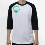Raglan 3/4 Roundneck Shirt (White Body) Thumbnail