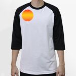 Raglan 3/4 Roundneck Shirt (White Body) Thumbnail