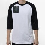 Raglan 3/4 Roundneck Shirt (White Body) Thumbnail
