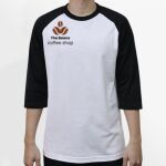 Raglan 3/4 Roundneck Shirt (White Body) Thumbnail