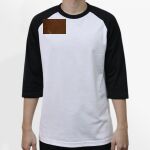 Raglan 3/4 Roundneck Shirt (White Body) Thumbnail