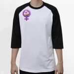 Raglan 3/4 Roundneck Shirt (White Body) Thumbnail