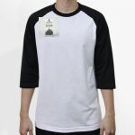 Raglan 3/4 Roundneck Shirt (White Body) Thumbnail