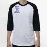 Raglan 3/4 Roundneck Shirt (White Body) Thumbnail