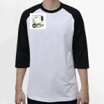 Raglan 3/4 Roundneck Shirt (White Body) Thumbnail