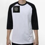 Raglan 3/4 Roundneck Shirt (White Body) Thumbnail