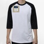 Raglan 3/4 Roundneck Shirt (White Body) Thumbnail