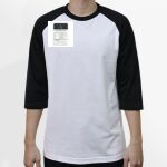 Raglan 3/4 Roundneck Shirt (White Body) Thumbnail
