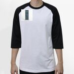 Raglan 3/4 Roundneck Shirt (White Body) Thumbnail
