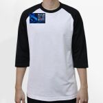 Raglan 3/4 Roundneck Shirt (White Body) Thumbnail