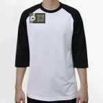 Raglan 3/4 Roundneck Shirt (White Body) Thumbnail