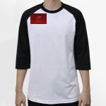Raglan 3/4 Roundneck Shirt (White Body) Thumbnail