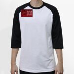 Raglan 3/4 Roundneck Shirt (White Body) Thumbnail