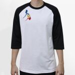 Raglan 3/4 Roundneck Shirt (White Body) Thumbnail