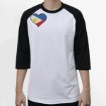 Raglan 3/4 Roundneck Shirt (White Body) Thumbnail