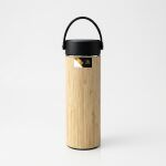 Bamboo Tumbler with Portable Black Lid Thumbnail