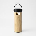 Bamboo Tumbler with Portable Black Lid Thumbnail